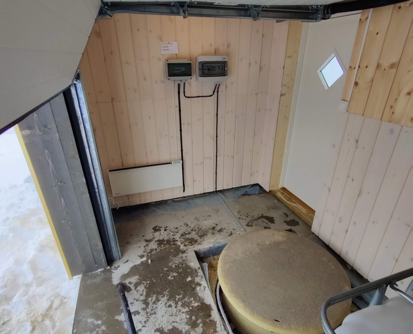 Innvendig Wallax W40 renseanlegg