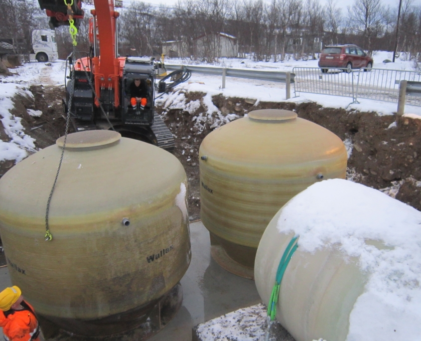 Installasjon Wallax W60 renseanlegg