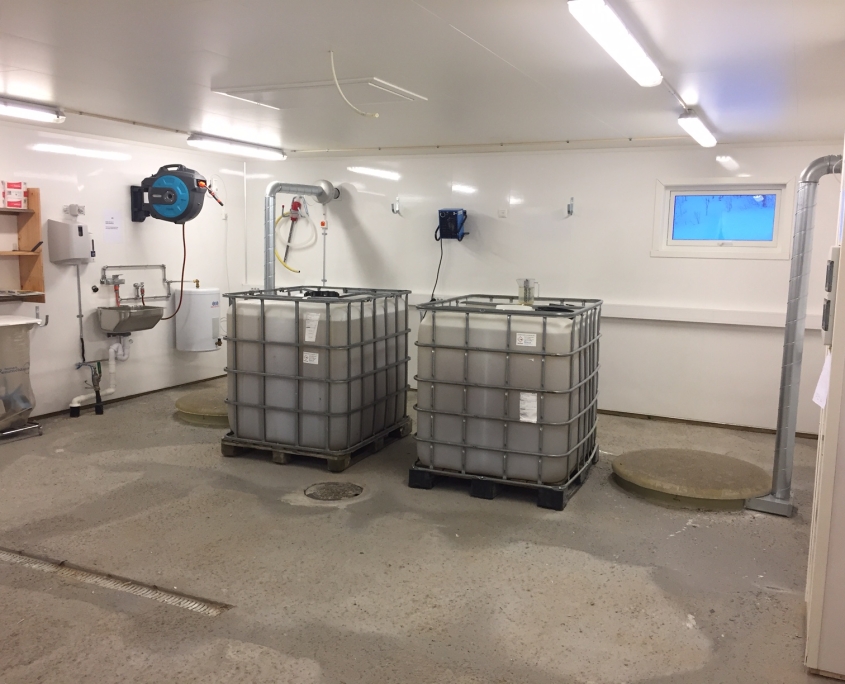 Innvendig Wallax W60 renseanlegg